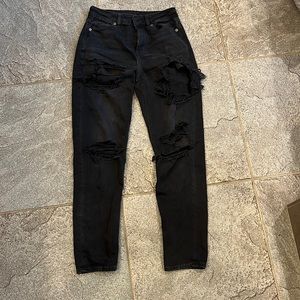 American Eagle ripped jeans